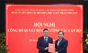 GS Châu Văn Minh làm Bí thư Đảng uỷ Liên hiệp các Hội Khoa học và Kỹ thuật Việt Nam