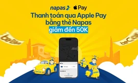 Vi vu BE nhận ưu đãi hấp dẫn khi thanh toán bằng NAPAS Apple Pay