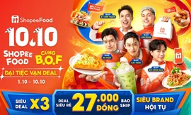Tháng 10 bùng nổ cùng ShopeeFood: Điểm danh loạt deal thương hiệu giảm đến 50%