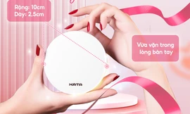 Gương trang điểm đèn led KATA Miro O2 Pocket - Gương mini gây 'sốt' trong giới làm đẹp 