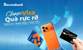 Chủ thẻ tín dụng Sacombank hưởng ưu đãi hoàn tiền lên đến 2 triệu đồng và cơ hội trúng iPhone 17 Pro Max