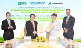 Nam A Bank và GCPF ký kết biên bản ghi nhớ: Phối hợp nghiên cứu khung tài chính thích ứng biến đổi khí hậu từ năm 2026