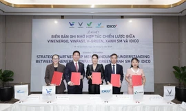 Vinenergo, Vinfast, V-Green và Xanh SM hợp tác với Idico “xanh hóa” các khu công nghiệp