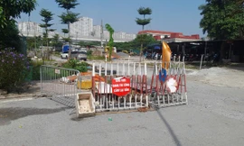 Chủ đầu tư khẩn trương khắc phục sự cố sụt lún tại khu vực Trần Cung