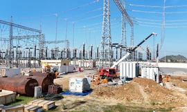 PTC1 tăng tốc thi công lắp kháng bù ngang tại Trạm biến áp 500kV Thanh Hóa