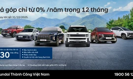 Hyundai Thành Công ưu đãi bảo hành 8 năm cùng hỗ trợ tài chính lên đến 200 triệu đồng