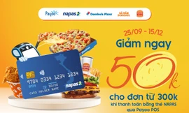Thưởng thức món ngon mỗi ngày, giảm ngay 50.000 đồng khi thanh toán bằng thẻ NAPAS
