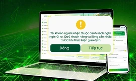 Vietcombank mở rộng tính năng Cảnh báo tài khoản nhận tiền có dấu hiệu nghi ngờ gian lận, lừa đảo