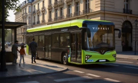 Vinfast giới thiệu xe buýt điện tại châu Âu, lần đầu ra mắt thị trường quốc tế