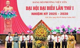 Những mục tiêu “đột phá” của Đảng bộ phường Việt Yên trong nhiệm kỳ mới