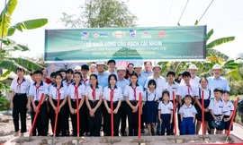 Khởi công Cầu Rạch Cái Nhum - Cầu nối yêu thương số 114 tại Cà Mau