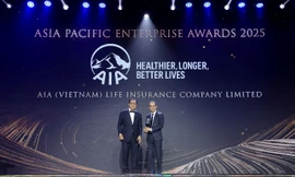 AIA Việt Nam được trao giải thưởng 'Doanh nghiệp xuất sắc châu Á' tại APEA 2025