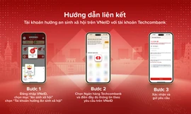 Techcombank chính thức kết nối với ứng dụng VNEID, hỗ trợ khách hàng nhận tiền an sinh xã hội an toàn và tiện lợi