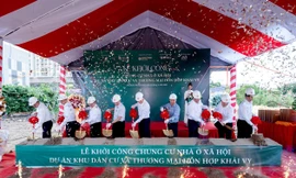 Khởi công xây dựng hơn 300 căn nhà ở xã hội tại phường Phú Thuận, TP HCM