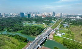 Đường liên phường xuyên tâm đô thị 'tỷ đô' chuẩn bị thông xe – Gỡ nút thắt ùn tắc cho nút giao lớn nhất TP.HCM