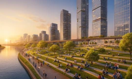 Liên danh Văn Phú - Đèo Cả báo cáo Hà Nội định hướng chiến lược tổng thể phát triển 'Trục cảnh quan sông Hồng'