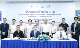 VinEnergo triển khai các dự án điện mặt trời kèm pin lưu trữ cho nhà máy ô tô Vinfast và 2 nhà máy pin tại Hà Tĩnh