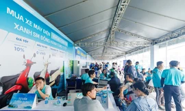 VinFast Evo Grand 'gây bão' tại 'Ngày hội xanh' vì thiết kế tối ưu cho tài xế