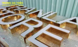 Khám phá quy trình gia công chữ nổi inox hiện đại tại Trương Gia Thiện