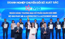 MB nhận giải thưởng Chuyển đổi số Việt Nam 2025 với bộ giải pháp công nghệ tiên phong
