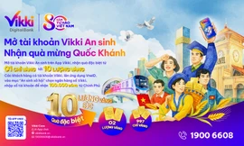 Mở tài khoản Vikki An sinh - Nhận quà mừng Quốc khánh