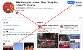Cảnh báo xuất hiện fanpage giả mạo Tiền Phong Marathon để lừa đảo