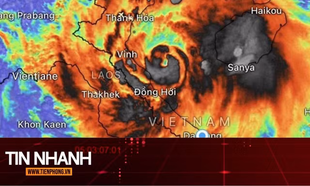 TIN NHANH: Điểm nguy hiểm hiếm gặp của bão số 5