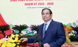 Thủ tướng Phạm Minh Chính phát biểu chỉ đạo tại Đại hội Đảng bộ Petrovietnam ngày 3/8.