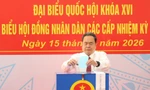 Hình ảnh Chủ tịch Quốc hội, Chủ tịch Hội đồng bầu cử quốc gia Trần Thanh Mẫn bỏ phiếu bầu cử tại TPHCM