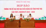 500 đại biểu dự Đại hội Đảng bộ tỉnh Phú Thọ