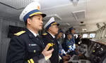 Chiến hạm Trần Hưng Đạo lần đầu tiên tới căn cứ Hải quân Kure