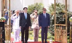 Lễ đón Chủ tịch nước Lương Cường thăm cấp Nhà nước Cộng hòa Arab Ai Cập