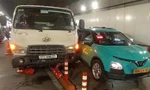 Tai nạn liên hoàn trong hầm Thủ Thiêm, giao thông ùn ứ kéo dài