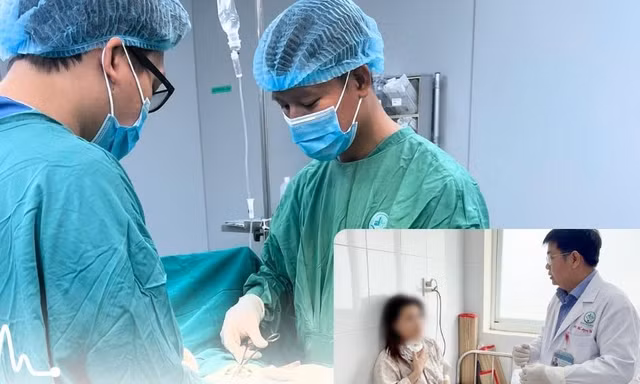 Cứu sống người phụ nữ bị dao đâm thủng cổ