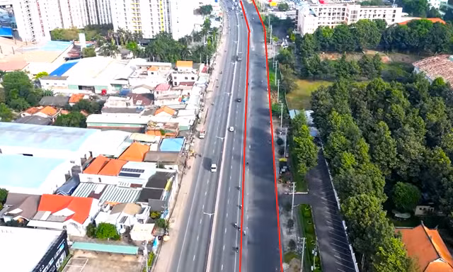 Hình ảnh Quốc lộ 13 mở rộng khu vực phía Bắc TPHCM dần hoàn thiện 8 làn xe