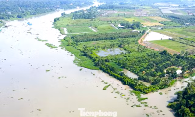 Nhìn từ trên cao khu vực sẽ có bến cảng, khu đô thị ven sông phía Bắc TPHCM