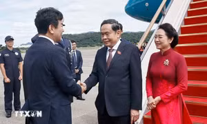 Chủ tịch Quốc hội Trần Thanh Mẫn và Phu nhân bắt đầu thăm chính thức Hàn Quốc
