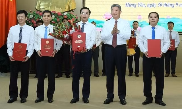 Hưng Yên thành lập nhiều đơn vị mới và bổ nhiệm lãnh đạo