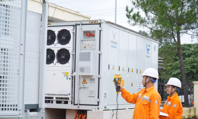 EVNNPC đưa 'kho điện' BESS vào vận hành, chia lửa giờ cao điểm ở miền Bắc