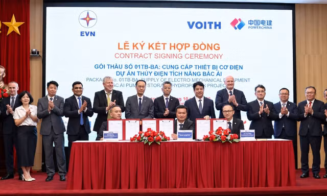 Nhà thầu ngoại cung cấp thiết bị hơn 4.460 tỷ đồng cho thủy điện tích năng Bác Ái