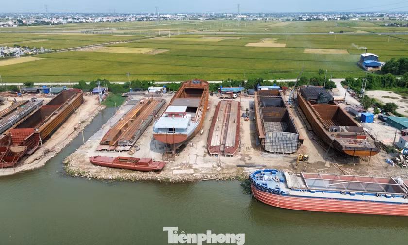 Ninh Bình: Chính quyền xã nói về xưởng đóng tàu quy mô lớn, hợp đồng thuê đất trái phép
