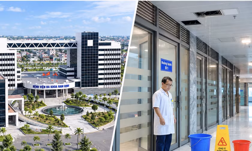 Vì sao bệnh viện gần 1.800 tỷ vừa vận hành đã thấm, dột?