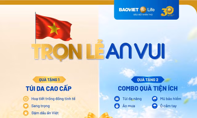 Chương trình diễn ra từ ngày 26/4 đến 15/6/2026 trên toàn quốc, nhân dịp Đại lễ Giỗ Tổ và 30/4-1/5, hướng tới 30 năm thành lập Bảo Việt Nhân thọ.