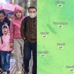 Hà Nội rét đậm trong ngày 9/2, nhiệt độ có thời điểm chỉ 12 độ C