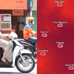 Hà Nội dự báo sắp nắng nóng gay gắt, chạm ngưỡng 44 - 45 độ C