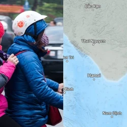 Không khí lạnh tăng cường về khiến Hà Nội mưa vào thời điểm nào?