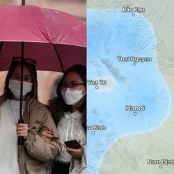 Dự báo Hà Nội có mưa ngày 17/12 khi không khí lạnh tăng cường tràn về