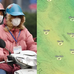 Ngày 2/1 rét nhất trong đợt không khí lạnh đầu năm, nhiệt độ bao nhiêu?