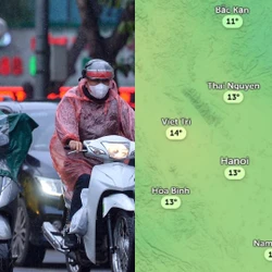 Hà Nội còn mưa đến bao giờ sau đợt lạnh 13 độ C?