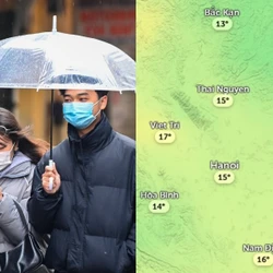 Hà Nội sắp lạnh nhất từ đầu mùa lại còn kèm mưa: Combo này kéo dài đến bao giờ?